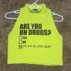 Current mood lime green crop